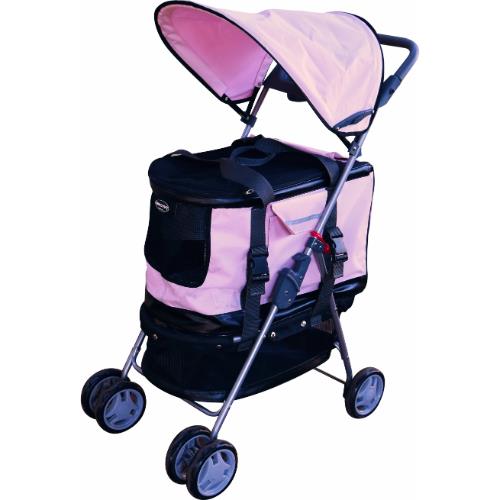 Pet Stroller Pink 44X60x94cm petzone by West Pack Lifestyle