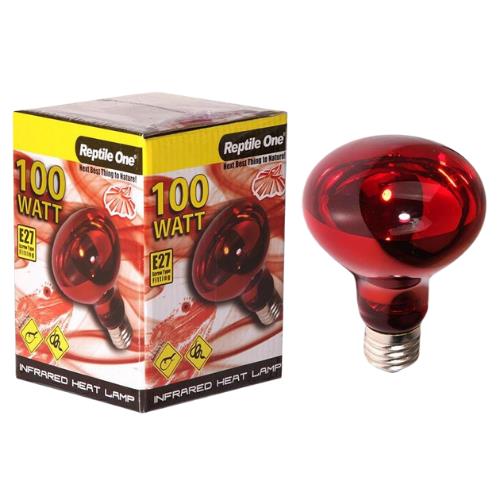 Reptile One Infrared Heat Lamp 100W E27 Screw Fitting petzone by West Pack Lifestyle